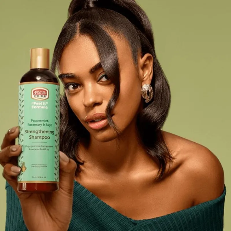 African Pride Peppermint, Rosemary en Sage Versterkende Shampoo