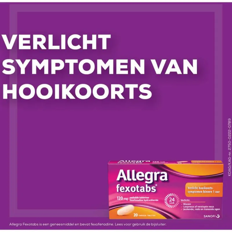 Allegra Fexotabs Hooikoortstabletten 10 Tabletten
