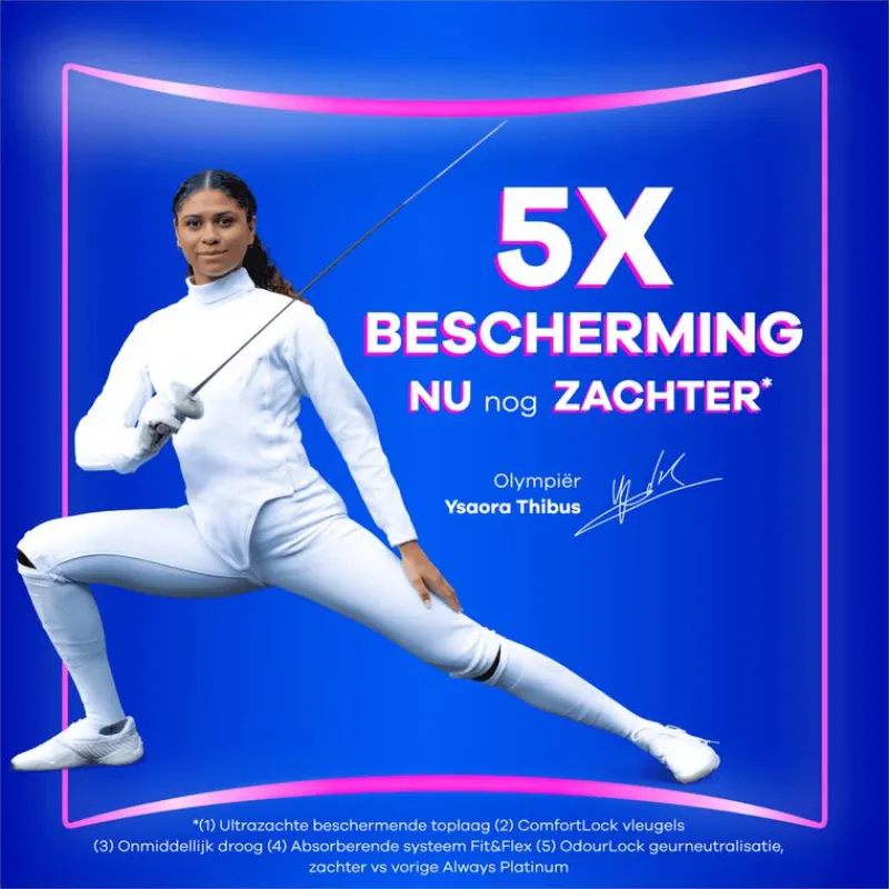 Always Maandverband Platinum Long