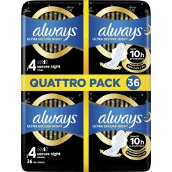 Always ULTRA PADS NIGHT WINGS 36 - QP
