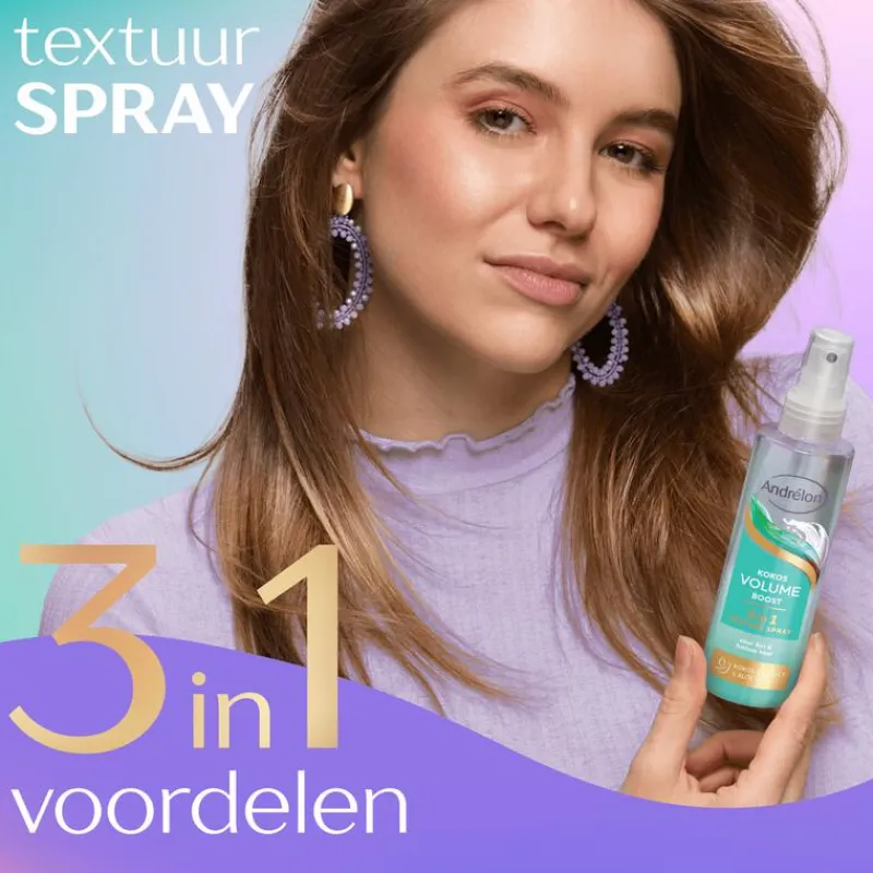 Andrélon Kokos Volume Boost 3in1 Textuur Spray 150 ML