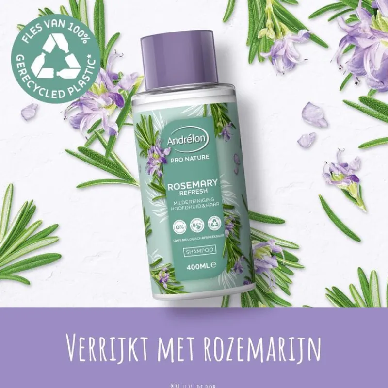 Andrélon Pro Nature Rosemary Refresh Shampoo400 ML