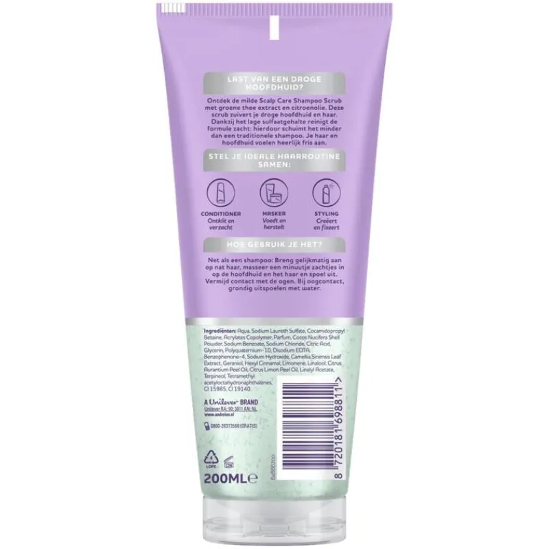 Andrélon Scalp Care shampoo scrub 200 ML