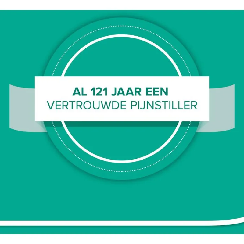 Aspirine 500 mg helpt bij pijn 20 tabletten