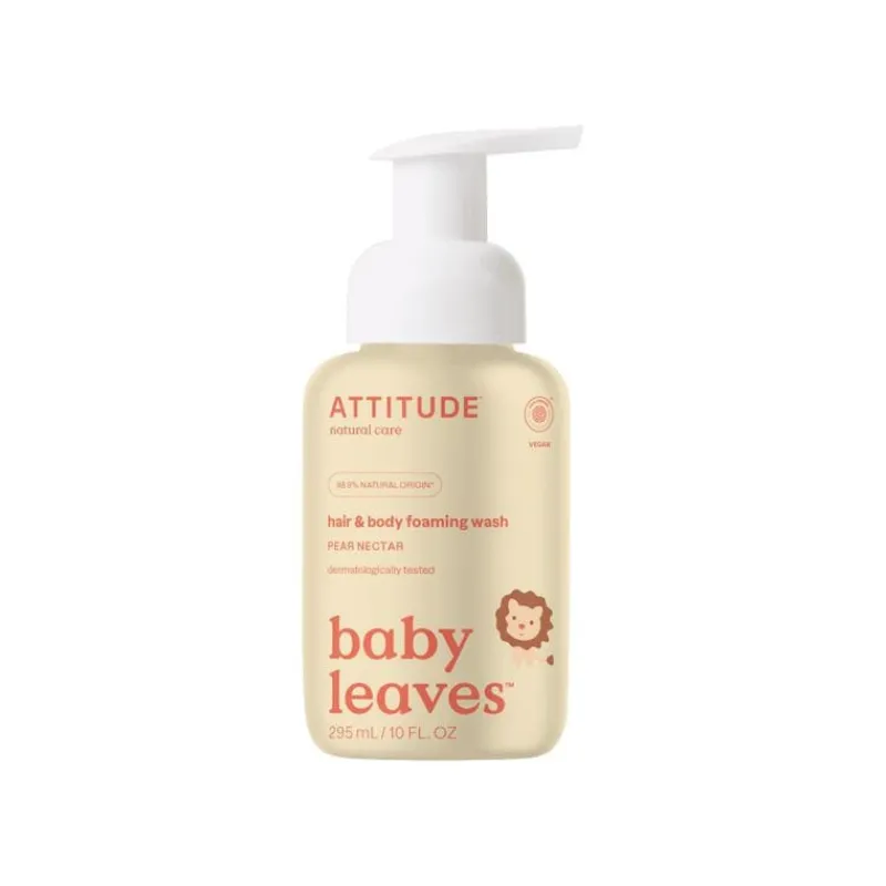 Attitude Baby Leaves 2-in-1 Haar & Body Zeep Peer & Nectar 295 ML