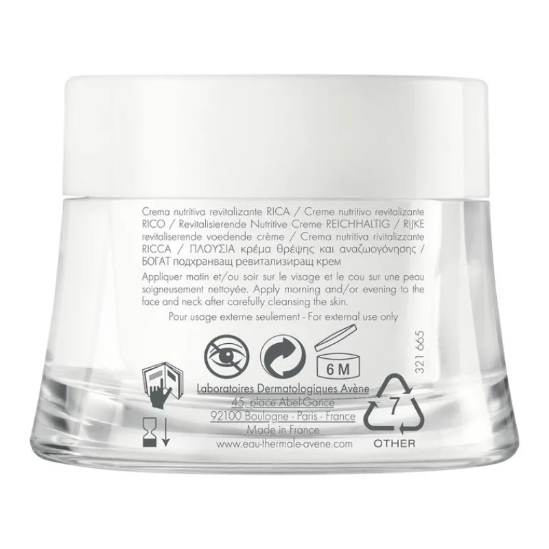 Avène Les Essentiels Voedende Rijke Crème 50 ML