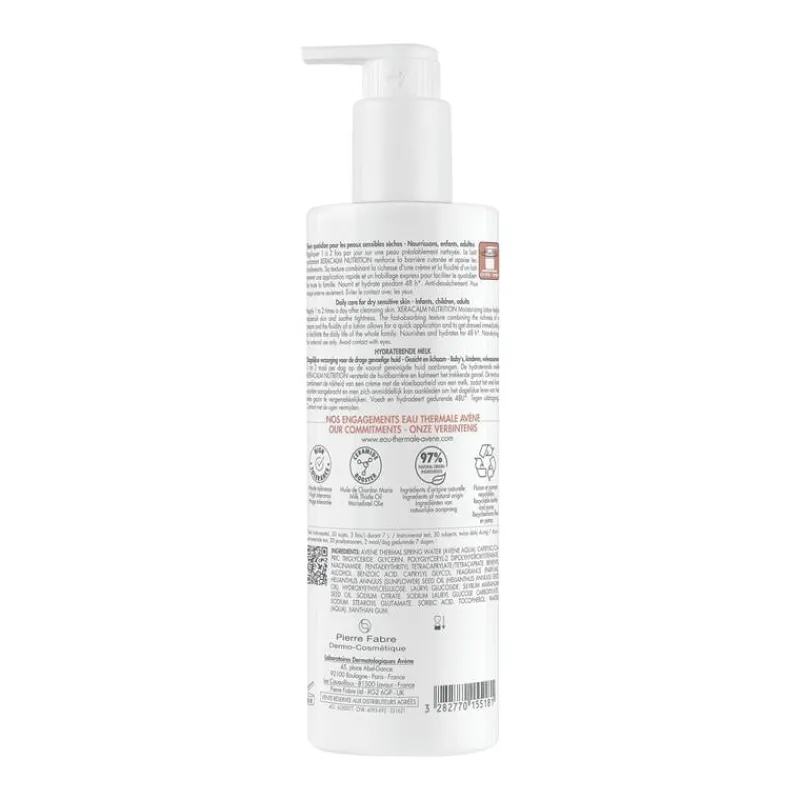 Avène Xeracalm Nutrition Hydraterende Melk 400 ML