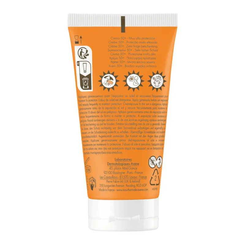 Avène Zonnebrand Crème SPF 50+ 50 ML