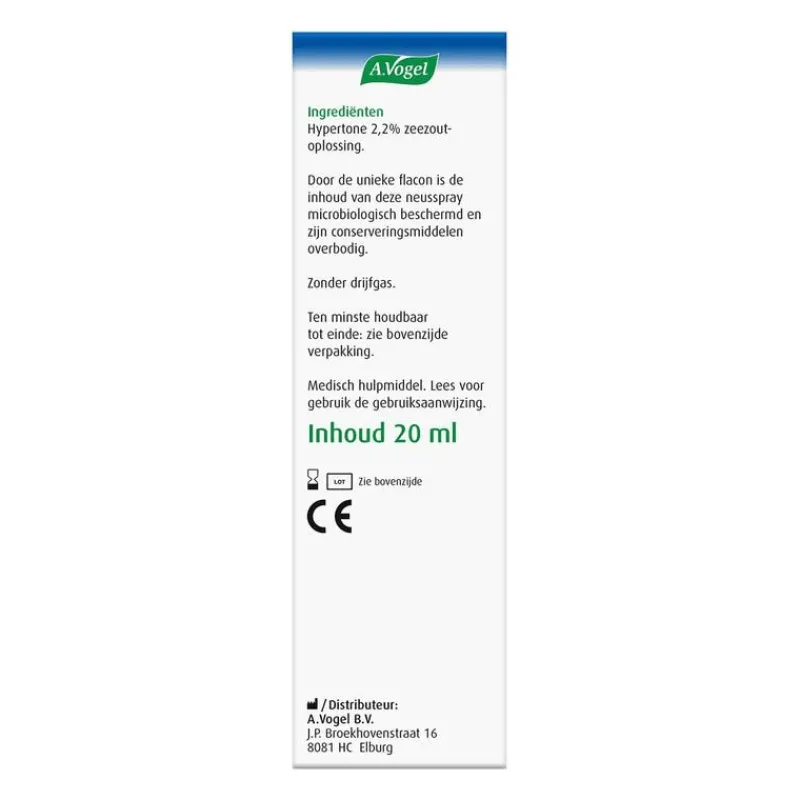 A.Vogel Cinuforce Neusspray Sterk bij Neusverkoudheid Spray 20 ML