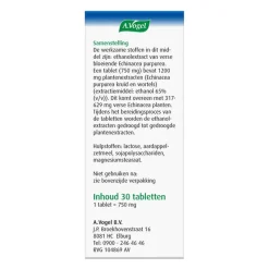 A.Vogel Echinaforce Bij Onvoldoende Weerstand En Griep Tabletten 30 stuks