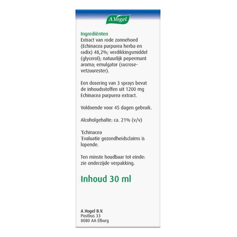A.Vogel Echinaforce Spray Weerstand 30 ML