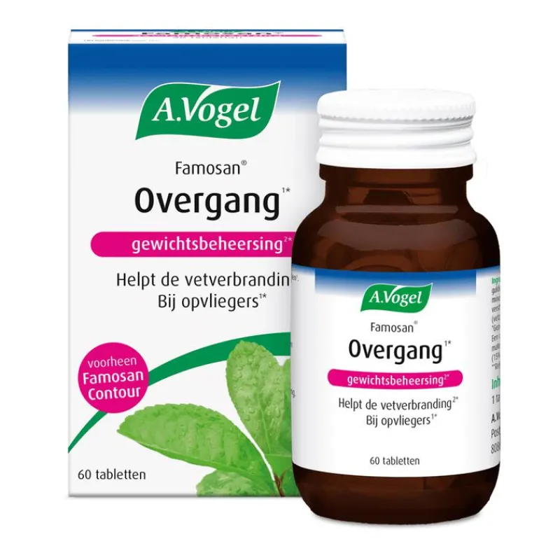 A.Vogel Famosan Gewichtsbeheersing2* & Overgang1* Tabletten 60 stuks