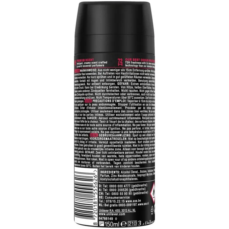 AXE Fine Fragarance Cherry Fizz Deodorant Bodyspray 150 ML