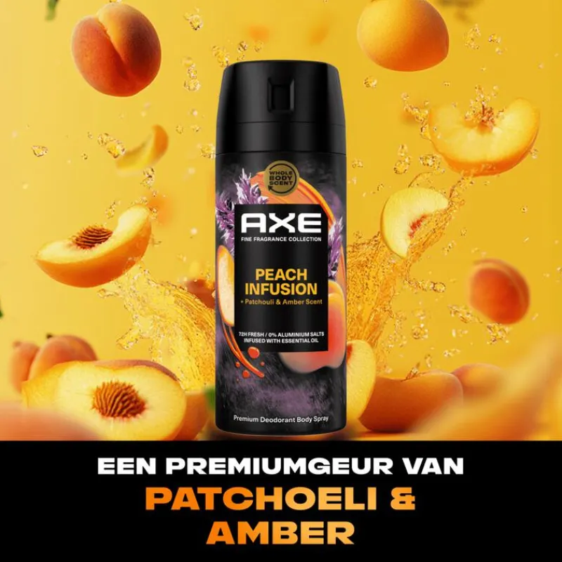 AXE Fine Fragrance Peach Infusion Deodorant Bodyspray 150 ML