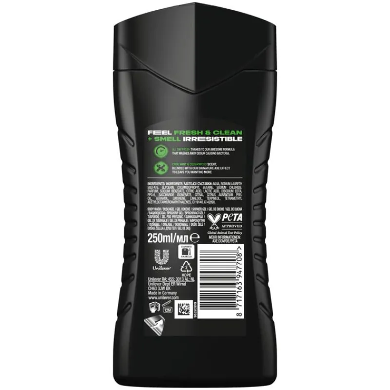 AXE Green Mojito & Cedarwood 3-in-1 Douchegel 250 ML