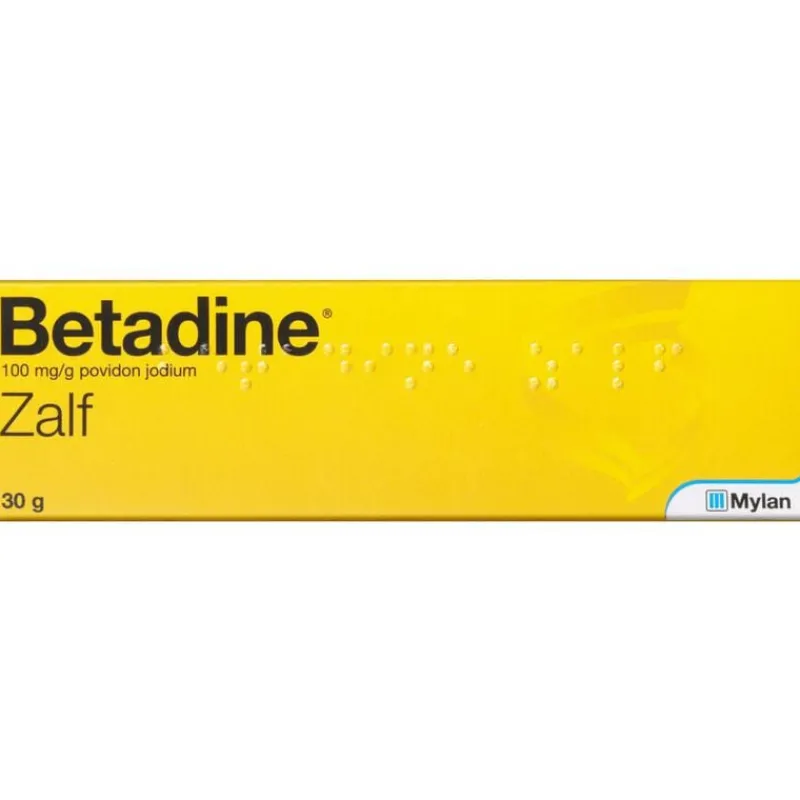 Betadine Zalf 100 mg/g Povidonjood 30 GR