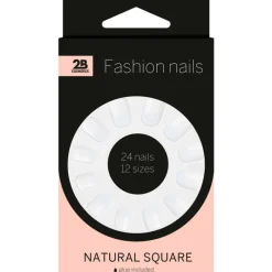 2B Fashion Nails Natural Square