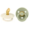 Bibs Anatomische Fopspeen Two Pack Natuurlijk Rubber Ivory/Sage Maat 1