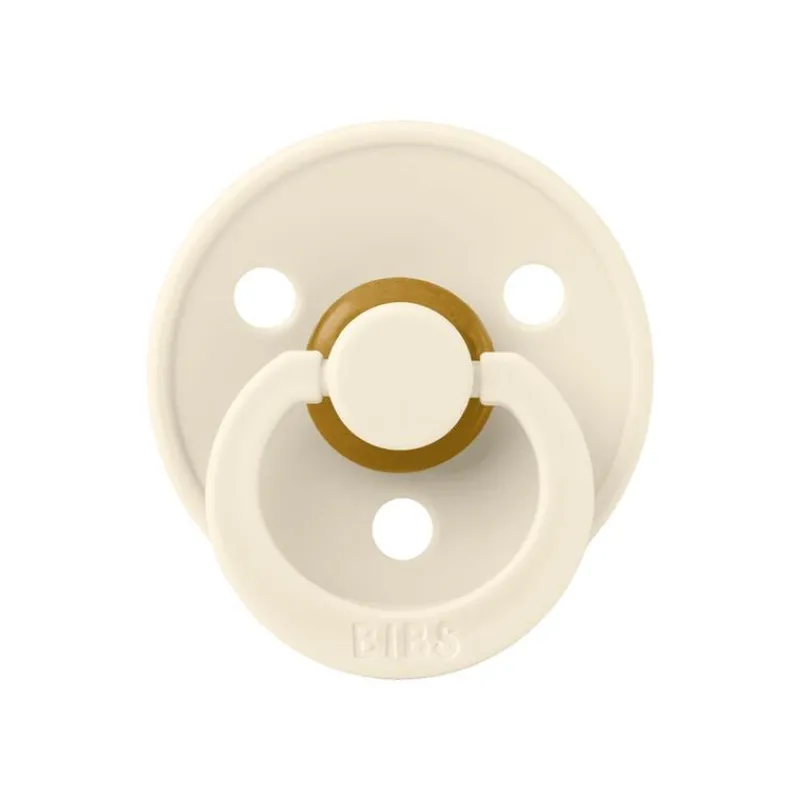 Bibs Fopspeen Two Pack Natuurlijk Rubber Ivory/Blush Maat 1