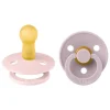 Bibs Fopspeen Two Pack Natuurlijk Rubber Blossom/Dusky Lilac Maat 2