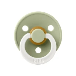 Bibs Glow in the dark Fopspeen Two Pack Natuurlijk Rubber Sage/Vanilla Maat 1