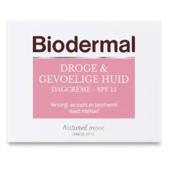 Biodermal Droge & Gevoelige Huid Dagcrème SPF 15 50 ML