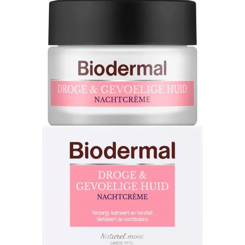 Biodermal Droge & Gevoelige Huid Nachtcrème 50 ML