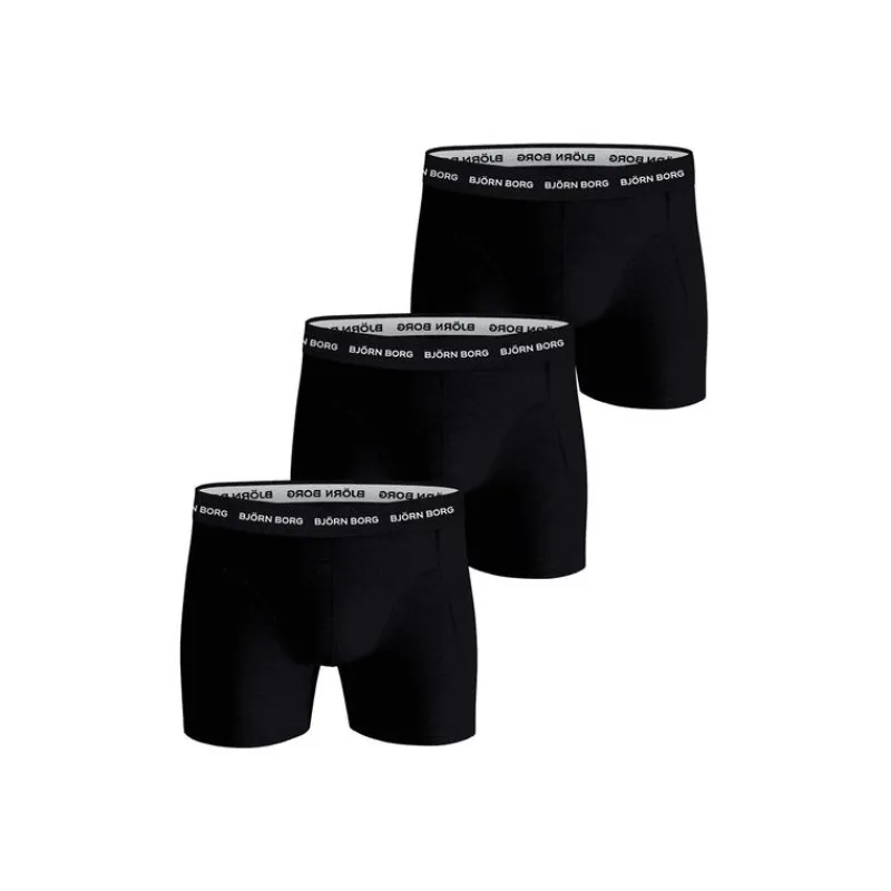 Bjorn Borg BJÖRN BORG Boxershorts Mannen 3-pack Zwart Maat L