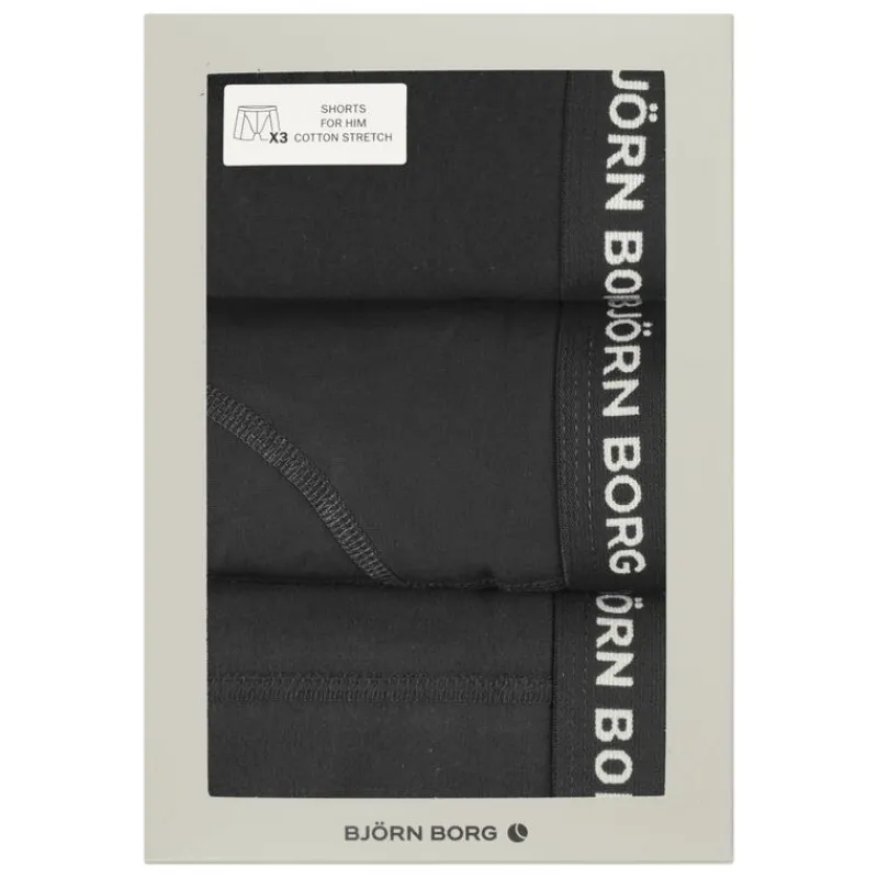 Bjorn Borg BJÖRN BORG Boxershorts Mannen 3-pack Zwart Maat L