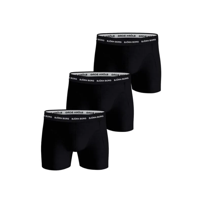 Bjorn Borg BJÖRN BORG Boxershorts Mannen 3-pack Zwart Maat M