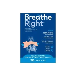 Breathe Right Neusstrips Large 30 stuks