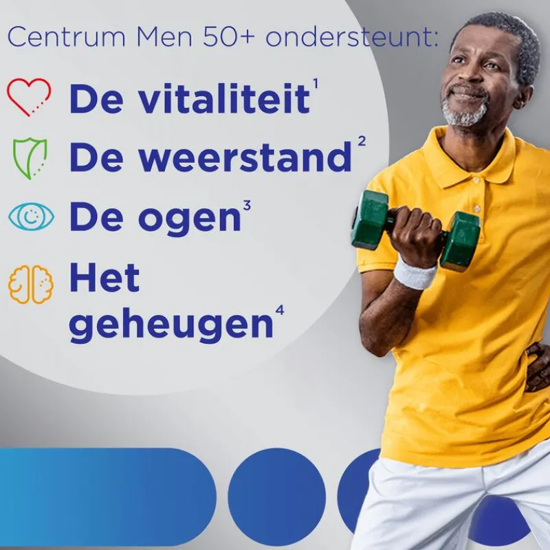 Centrum Men 50+ Multivitaminen Tabletten 90 stuks