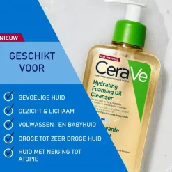 CeraVe Hydraterende Schuimende Reinigingsolie 473 ML