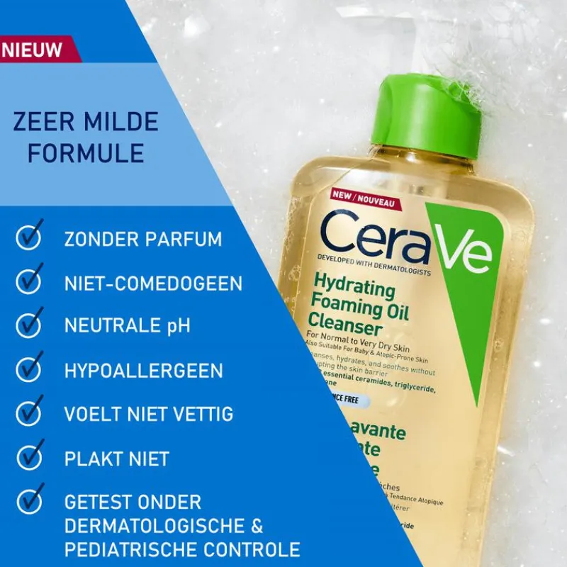 CeraVe Hydraterende Schuimende Reinigingsolie 236 ML