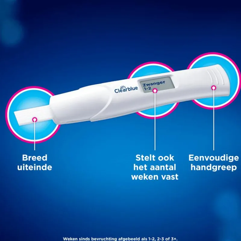 Clearblue Zwangerschapstest Met Wekenindicator 1 Stuk