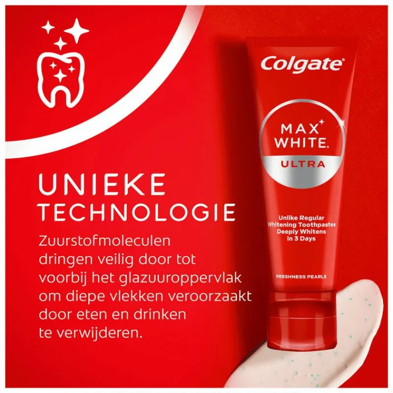 Colgate Max White Ultra Deep Clean Tandpasta 75 ML