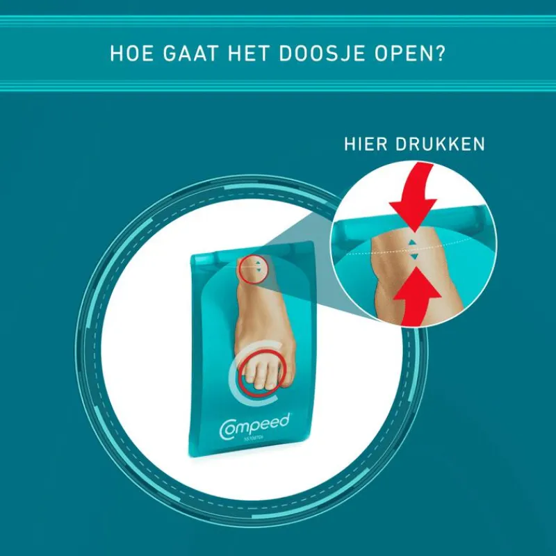Compeed Blarenpleister voor Tenen 8 Pleisters