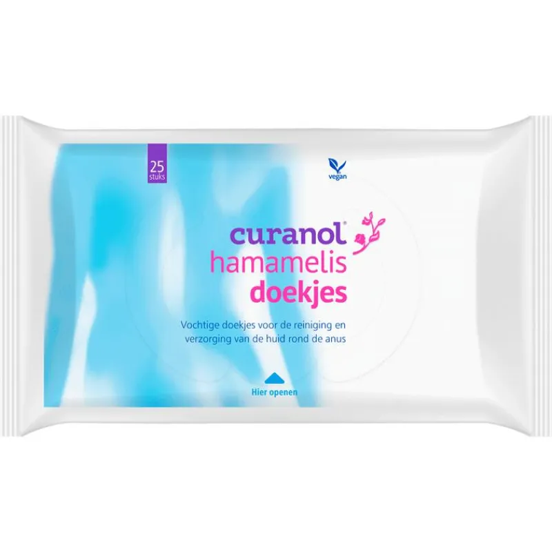 Curanol Hamamelis Doekjes 25 stuks