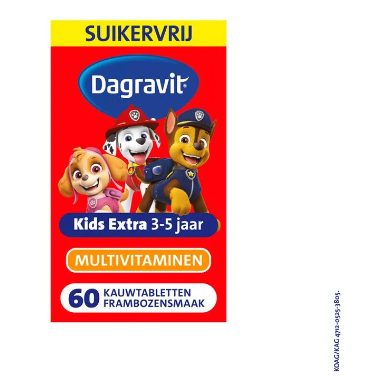 Dagravit Kids Multivitaminen Gummies Xtra 3-5 jaar 60 stuks