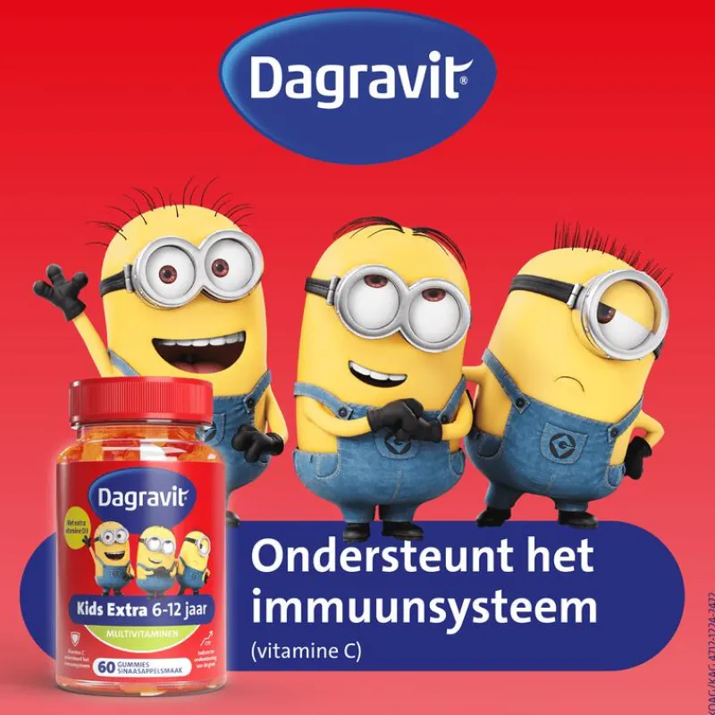 Dagravit Kids-Xtra Vitaminions 6-12 jaar 60 gummies