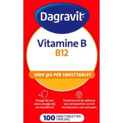 Dagravit Vitamine B12 1000μg 100 smelttabletten