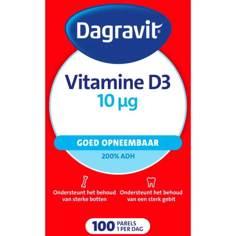 Dagravit Vitamine D pearls 10 μg 100 parels