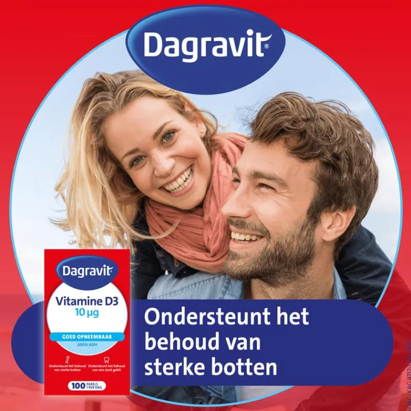 Dagravit Vitamine D pearls 10 μg 100 parels