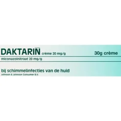 Daktarin Miconazolnitraat bij Schimmelinfecties Crème 20 MG/G 30 GR