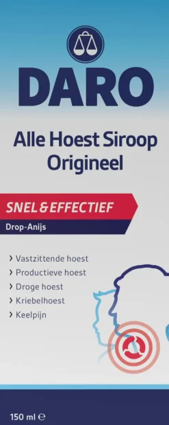 Daro Alle Hoest Siroop 150 ML