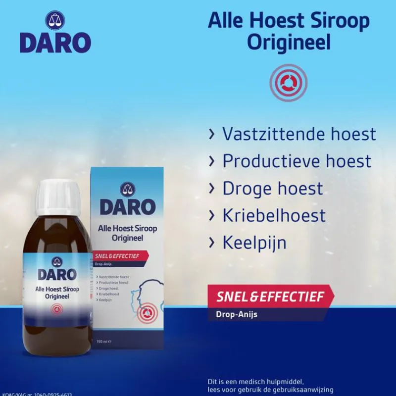Daro Alle Hoest Siroop 150 ML
