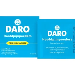 Daro Hoofdpijnpoeders 20 Sachets