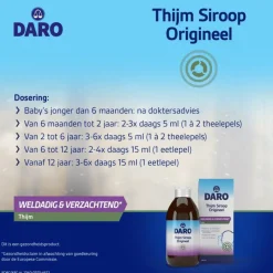 Daro Thijmsiroop Original 200 ML
