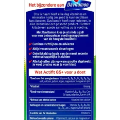 Davitamon Actifit 65+ Multivitamine 70 Stuks