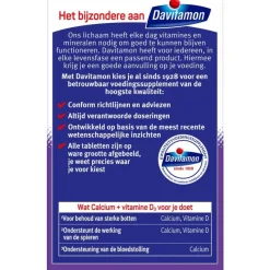 Davitamon Calcium met Vitamine D Kauwtabletten Mint